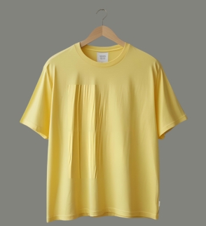 camiseta basica camiseta express amarela